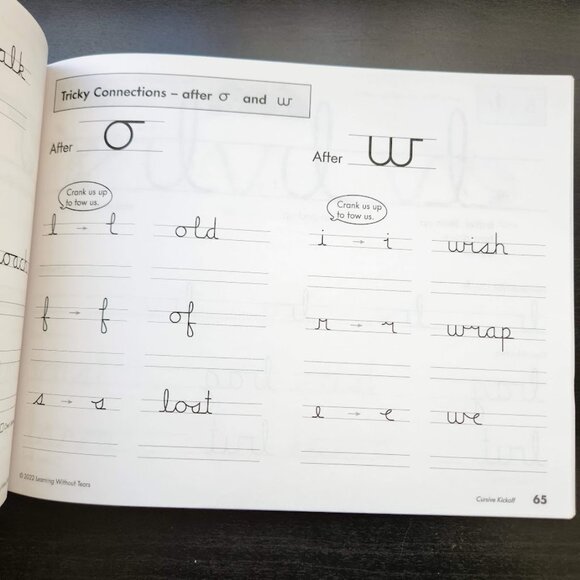 NEW Handwriting Without Tears Cursive Kickoff Student Workbook Writing English B - Picture 6 of 16